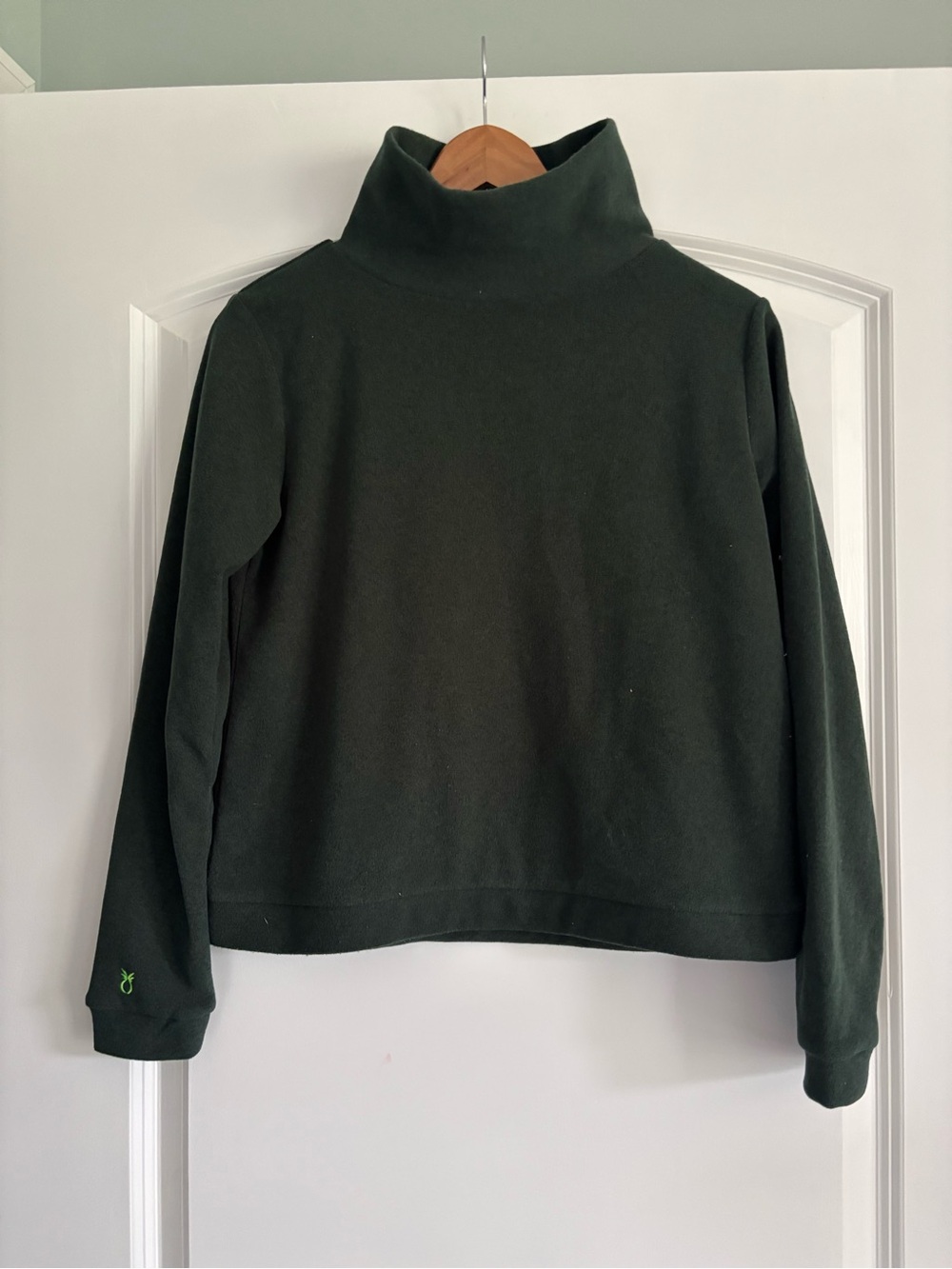 Dudley Stephens Greenpoint Turtleneck Fleece - Spruce Green - Size XS